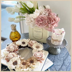 春仕様に変更したサロンの写真