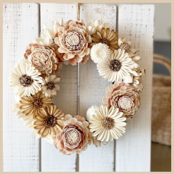 フラワーパネル　ピンク系華やかな感じーの写真