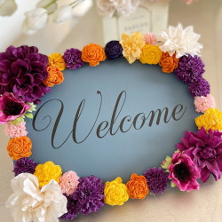 ウェルカムボードの写真