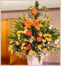 ホテル会場装花の写真