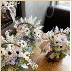 バスケットアレンジフラワーの写真２