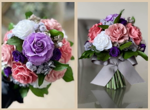 ブーケっぽいアレンジの写真