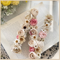 イニシャルオブジェの写真